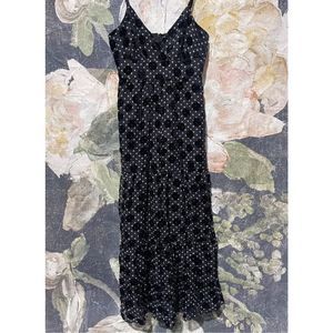 New Anthropologie x Hutch Velvet Polka Dot Womens Dress sz 12